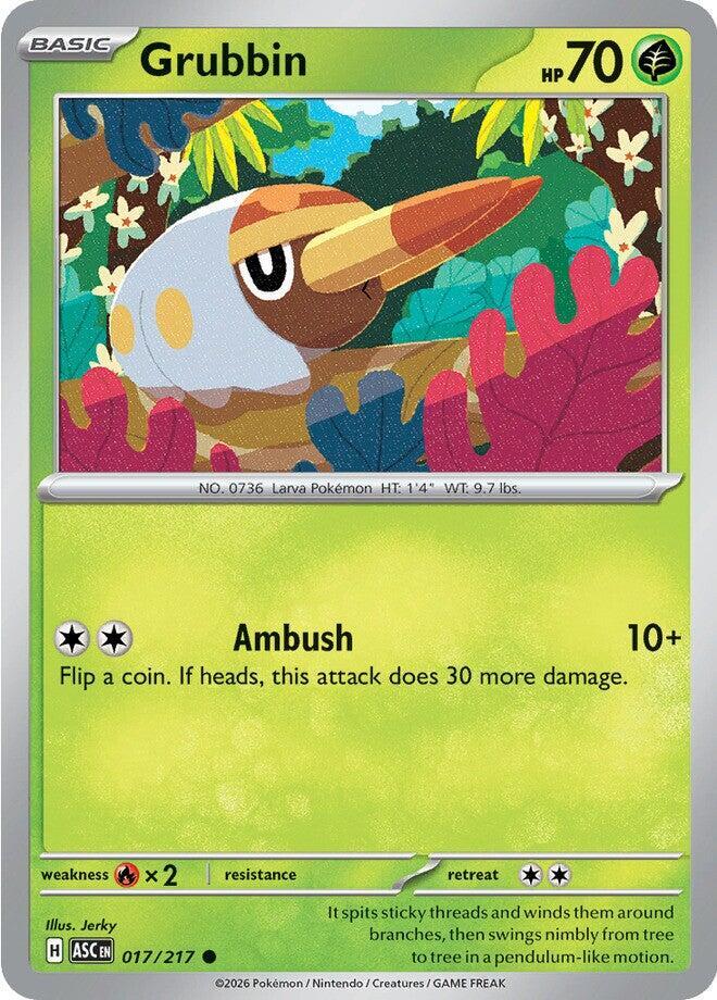 Pokemon Grubbin 17/217 Ascended Heroes