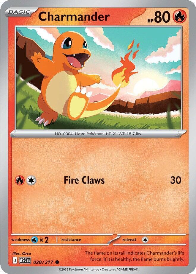 Pokemon Charmander 20/217 Ascended Heroes