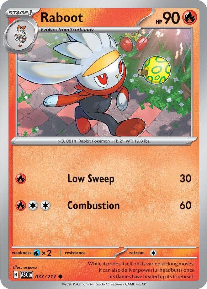 Pokemon Raboot 37/217 Ascended Heroes