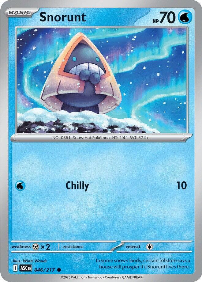 Pokemon Snorunt 46/217 Ascended Heroes