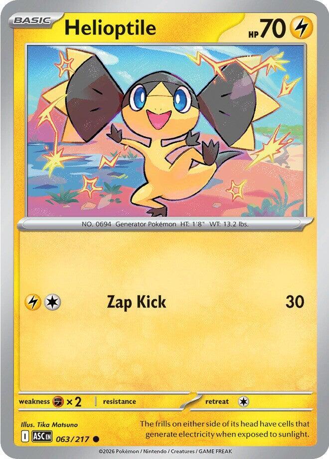 Pokemon Helioptile 63/217 Ascended Heroes