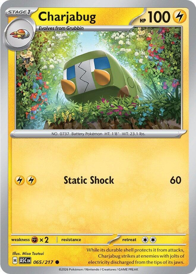 Pokemon Charjabug 65/217 Ascended Heroes