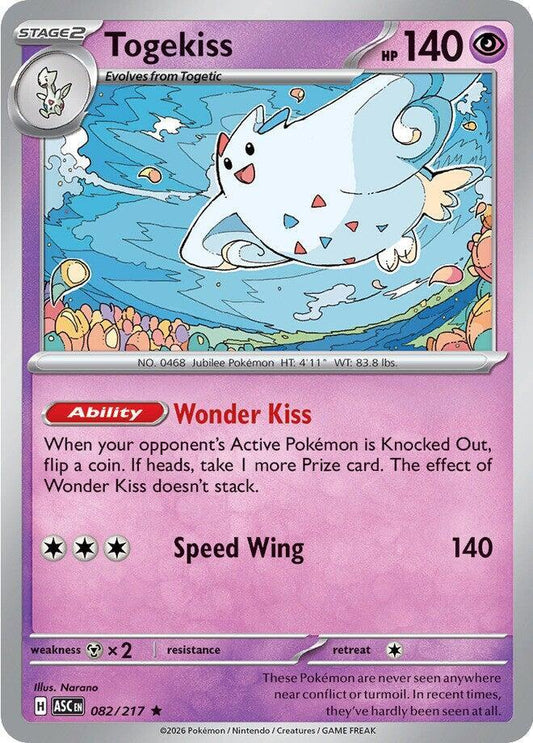 Pokemon Togekiss 82/217 Ascended Heroes