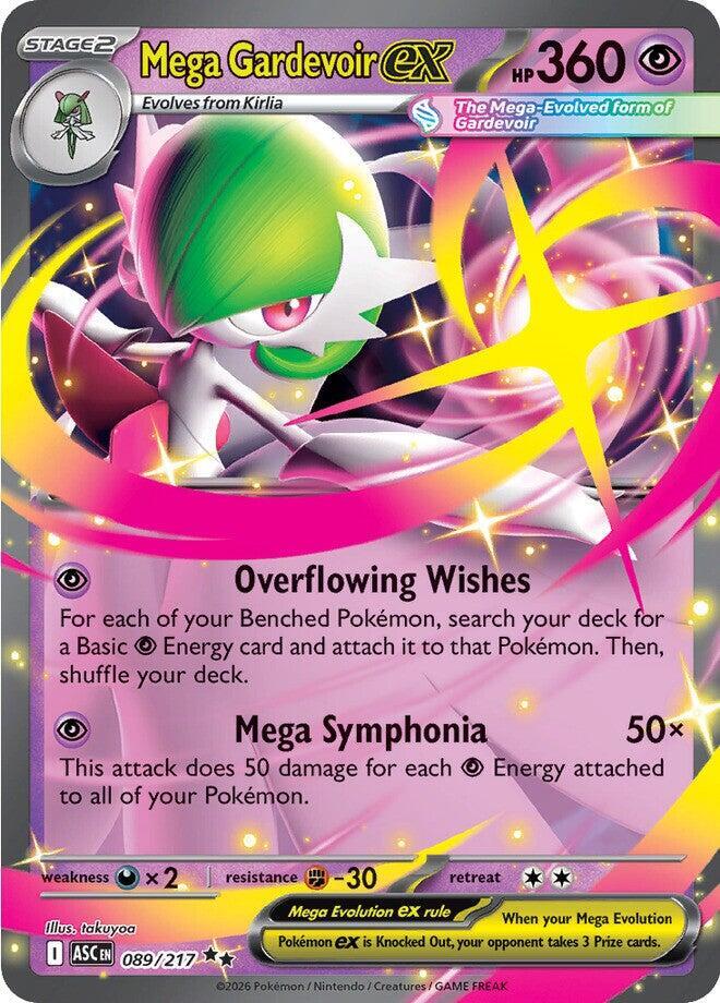 Pokemon Mega Gardevoir ex 89/217 Ascended Heroes