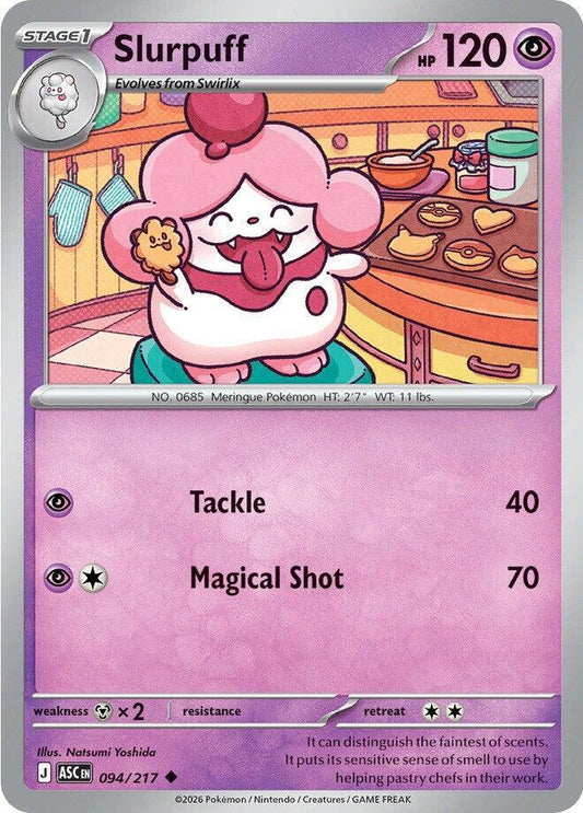 Pokemon Slurpuff 94/217 Ascended Heroes