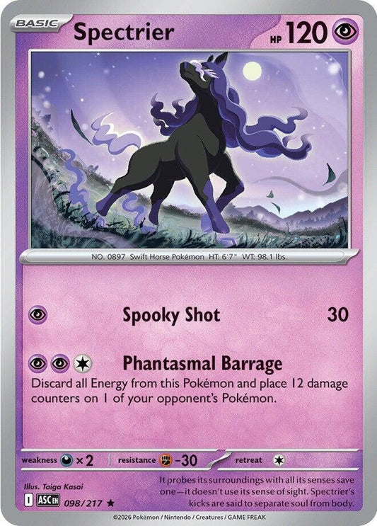 Pokemon Spectrier 98/217 Ascended Heroes