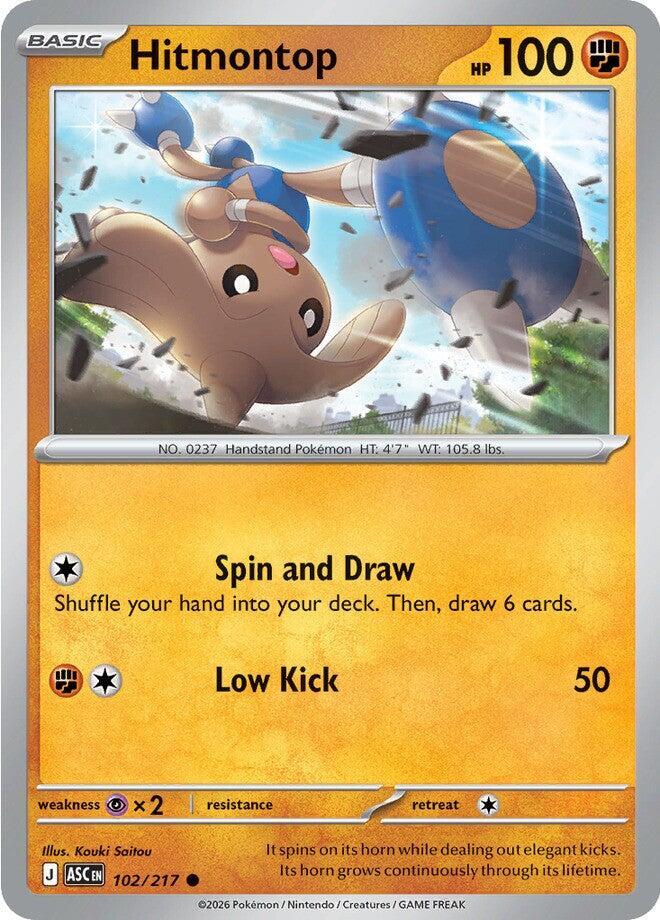 Pokemon Hitmontop 102/217 Ascended Heroes