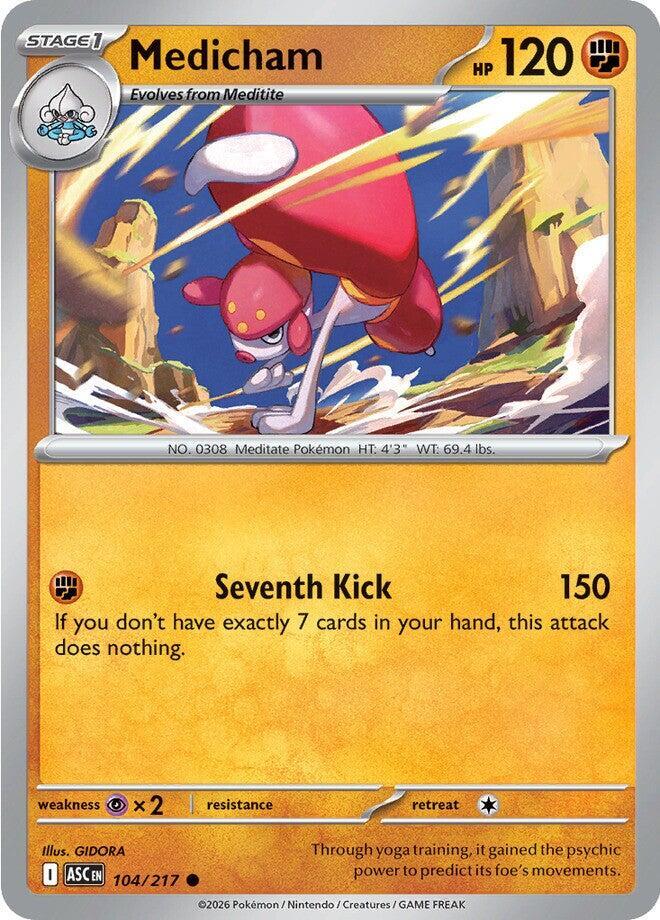 Pokemon Medicham 104/217 Ascended Heroes