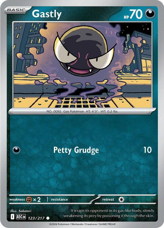 Pokemon Gastly 123/217 Ascended Heroes
