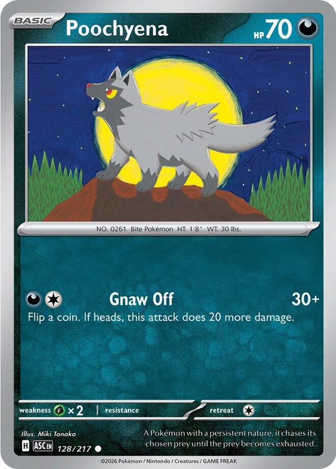 Pokemon Poochyena 128/217 Ascended Heroes