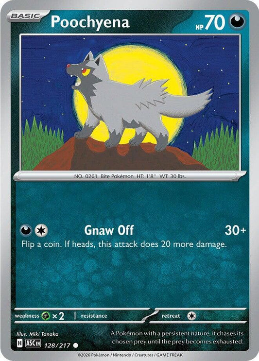 Pokemon Poochyena 128/217 Ascended Heroes