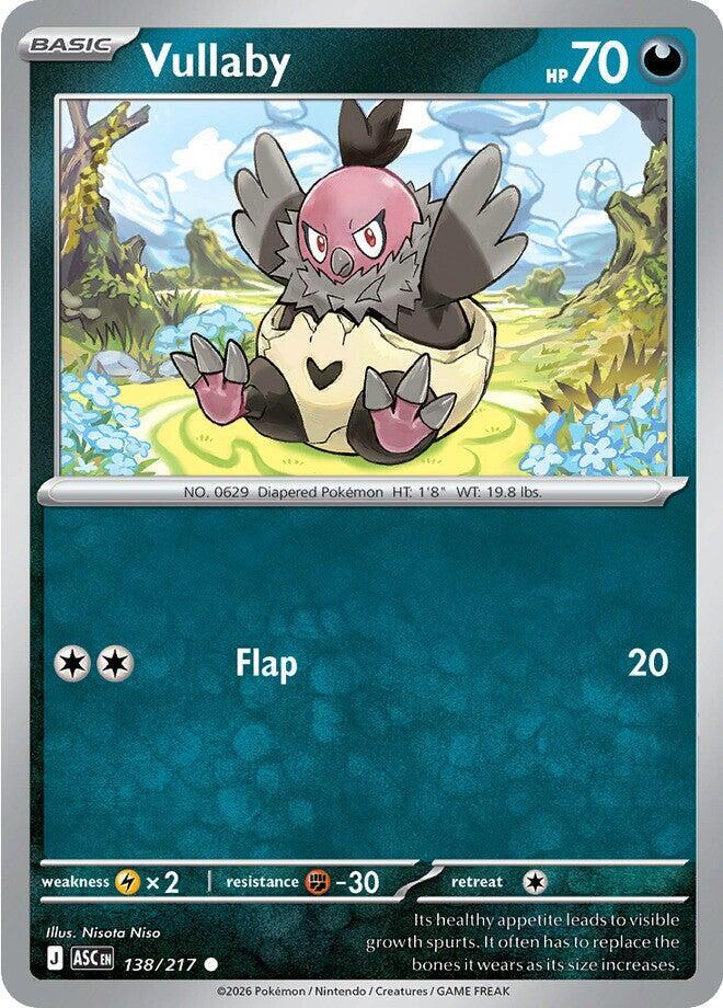 Pokemon Vullaby 138/217 Ascended Heroes