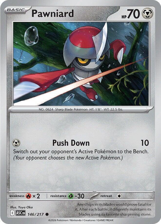 Pokemon Pawniard 146/217 Ascended Heroes