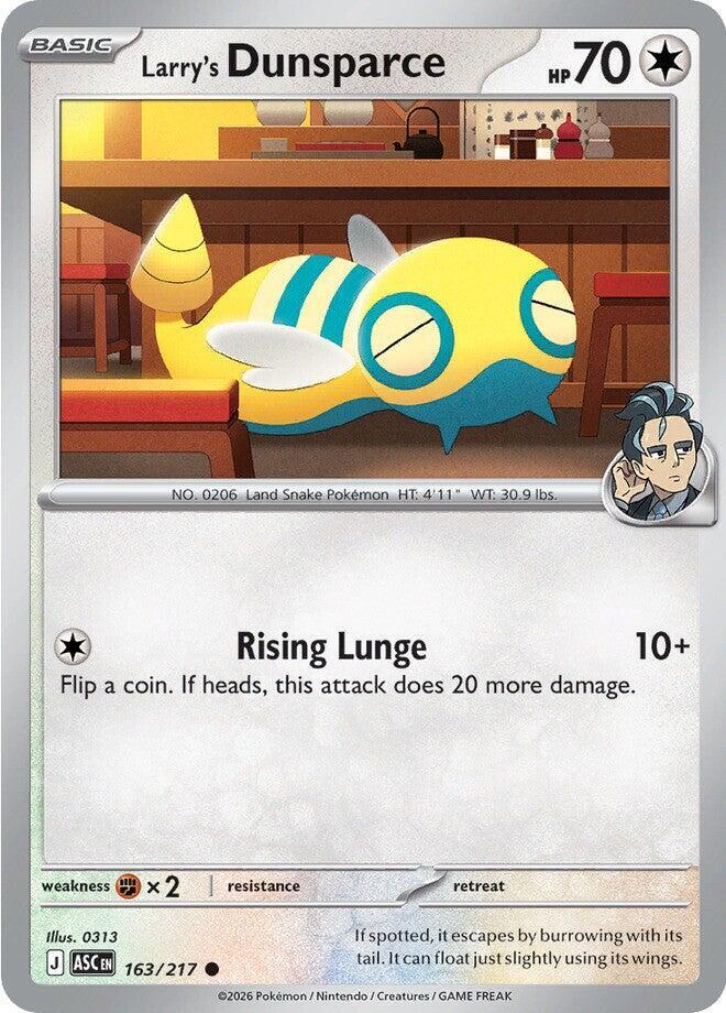 Pokemon Larry’s Dunsparce 163/217 Ascended Heroes