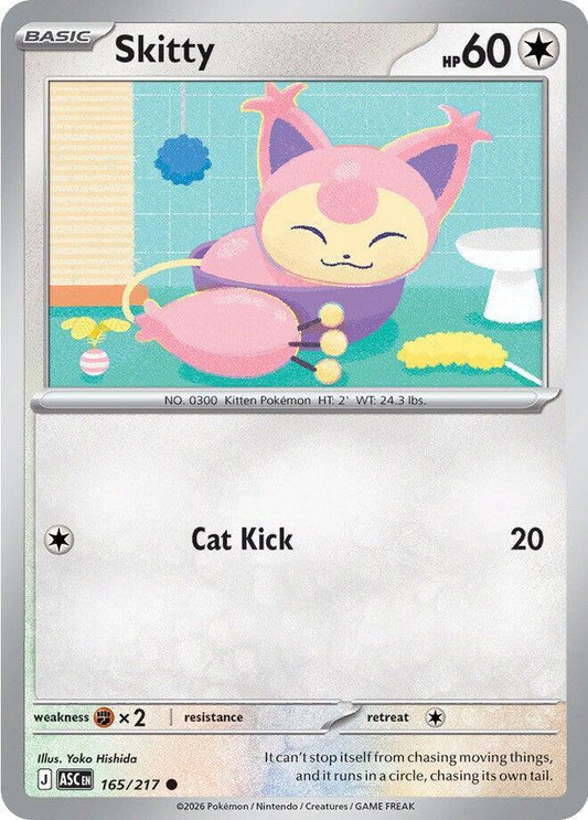 Pokemon Skitty 165/217 Ascended Heroes