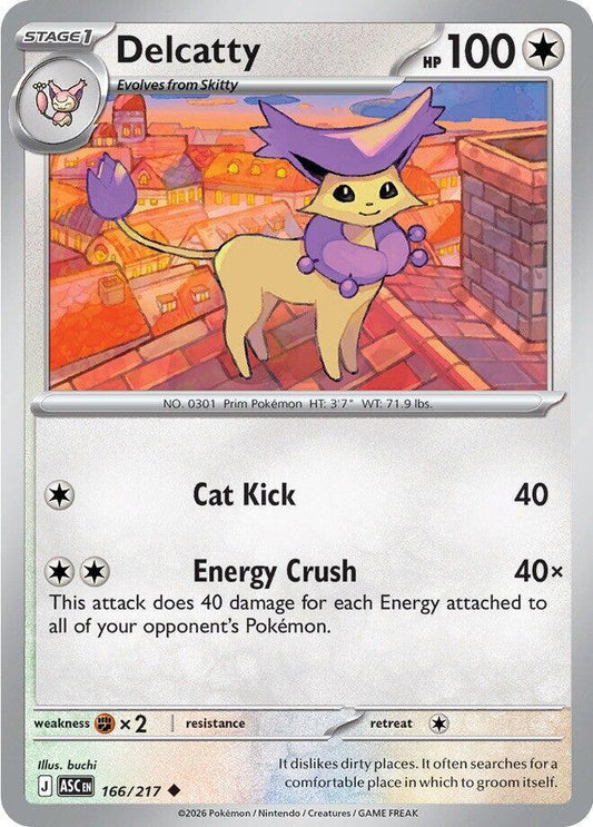 Pokemon Delcatty 166/217 Ascended Heroes