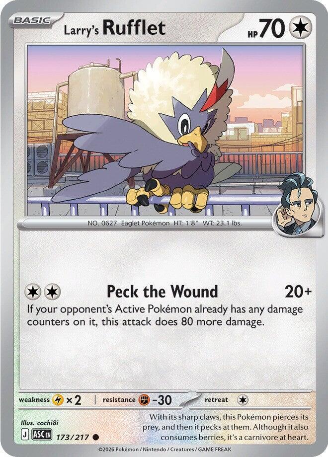 Pokemon Larry’s Rufflet 173/217 Ascended Heroes