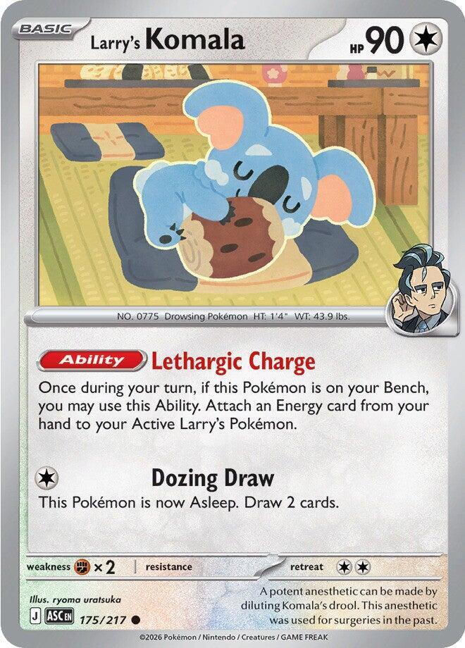 Pokemon Larry’s Komala 175/217 Ascended Heroes