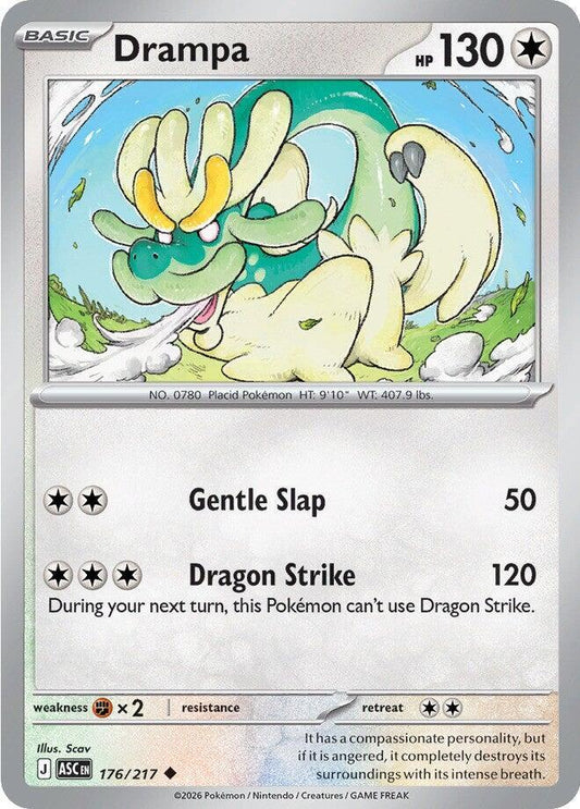 Pokemon Drampa 176/217 Ascended Heroes