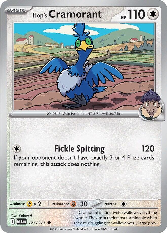 Pokemon Hop’s Cramorant 177/217 Ascended Heroes