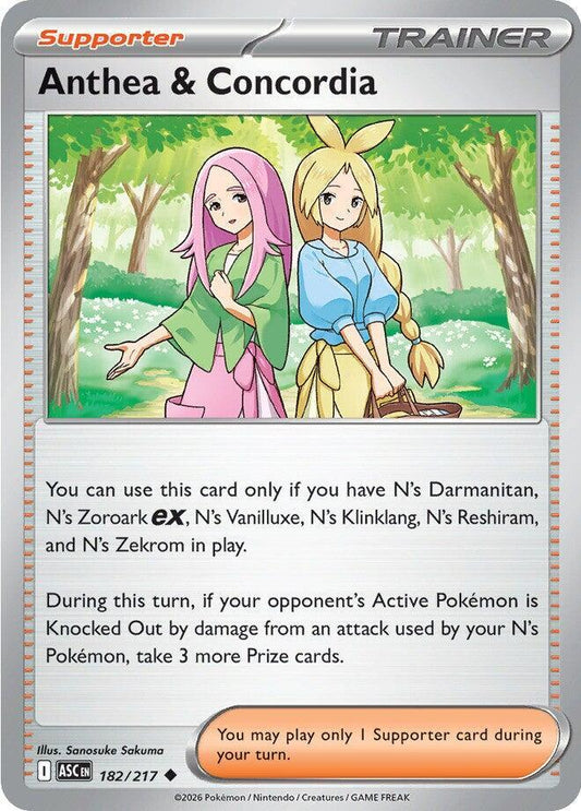 Pokemon Anthea & Concordia 182/217 Ascended Heroes
