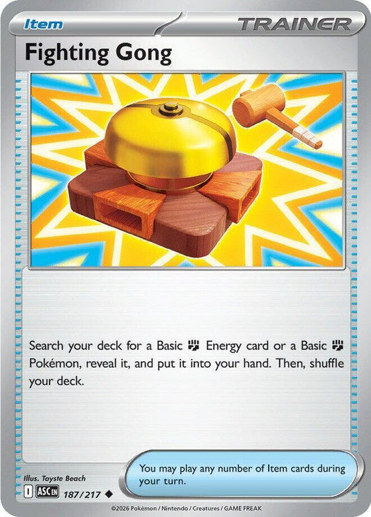 Pokemon Fighting Gong 187/217 Ascended Heroes