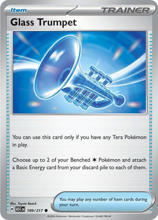 Pokemon Glass Trumpet 189/217 Ascended Heroes