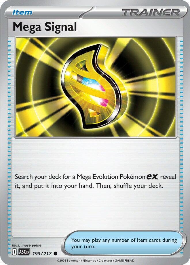 Pokemon Mega Signal 193/217 Ascended Heroes
