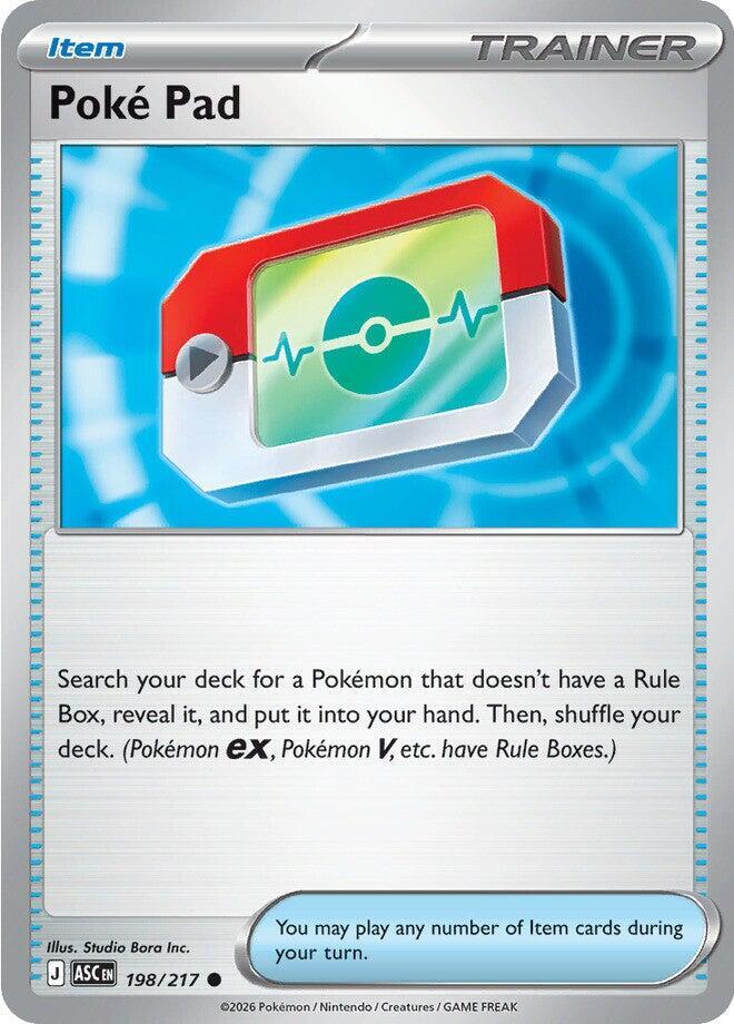 Pokemon Poke Pad 198/217 Ascended Heroes