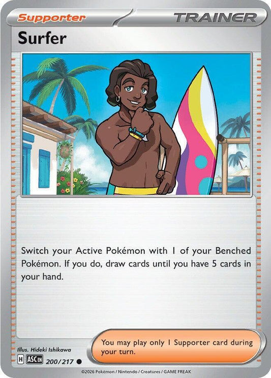 Pokemon Surfer 200/217 Ascended Heroes