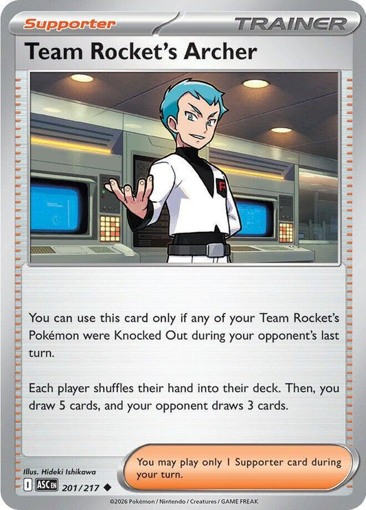 Pokemon Team Rocket’s Archer 201/217 Ascended Heroes