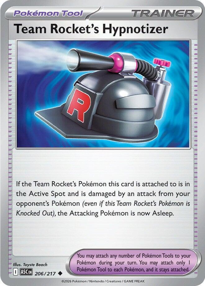 Pokemon Team Rocket’s Hypnotizer 206/217 Ascended Heroes