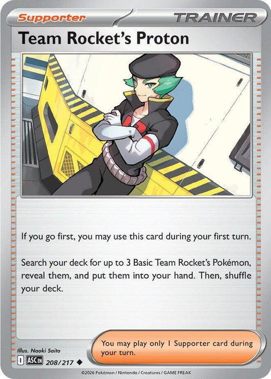 Pokemon Team Rocket’s Proton 208/217 Ascended Heroes