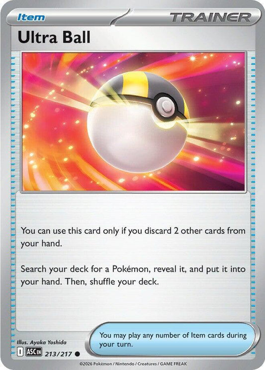 Pokemon Ultra Ball 213/217 Ascended Heroes