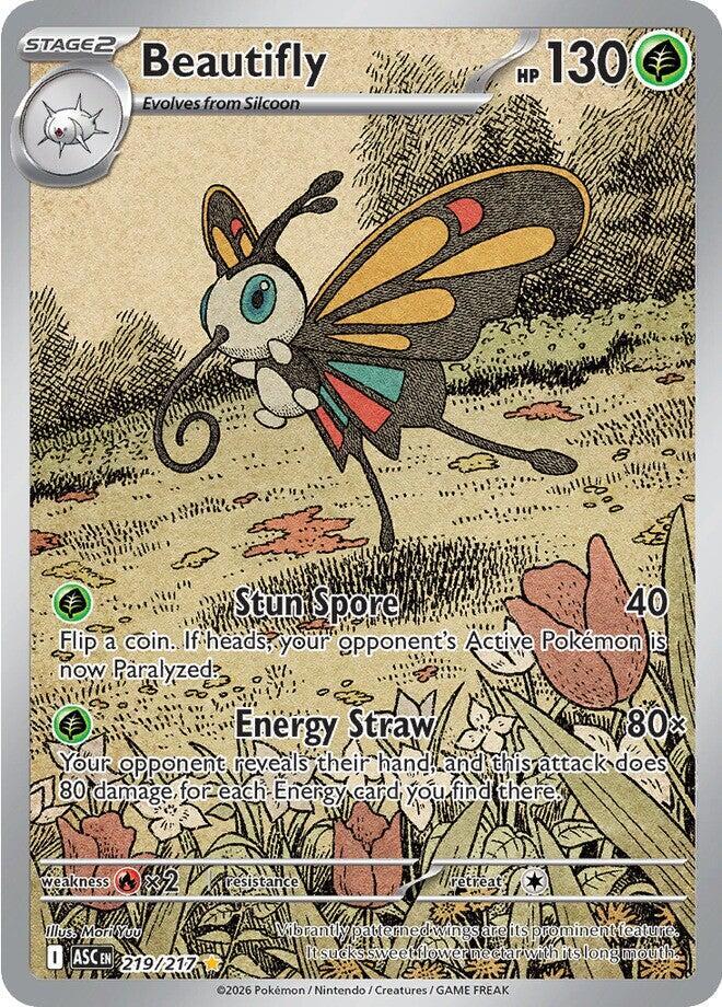 Pokemon Beautifly 219/217 Ascended Heroes