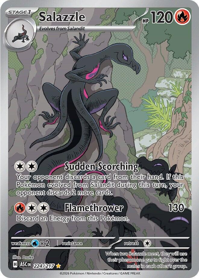 Pokemon Salazzle 224/217 Ascended Heroes