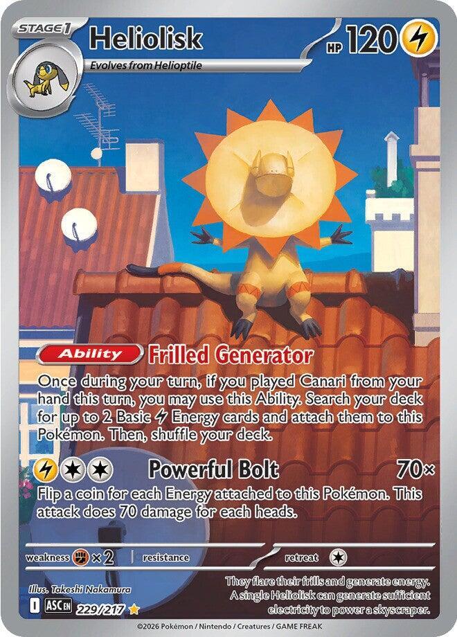 Pokemon Heliolisk 229/217 Ascended Heroes