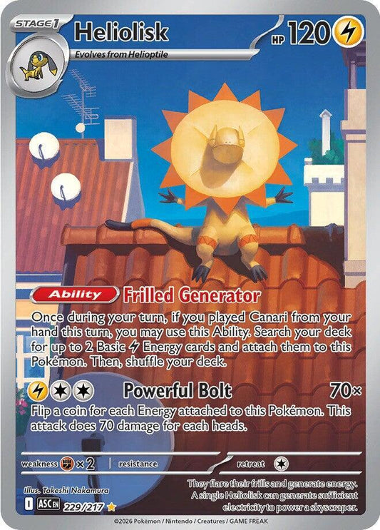 Pokemon Heliolisk 229/217 Ascended Heroes