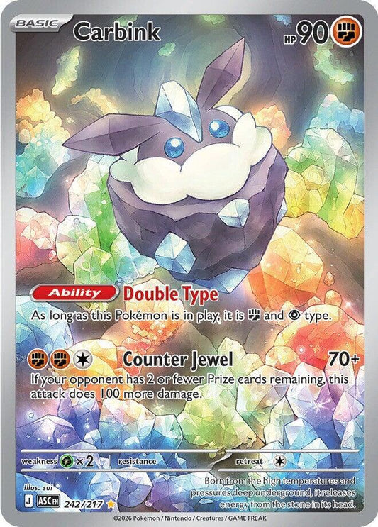 Pokemon Carbink 242/217 Ascended Heroes
