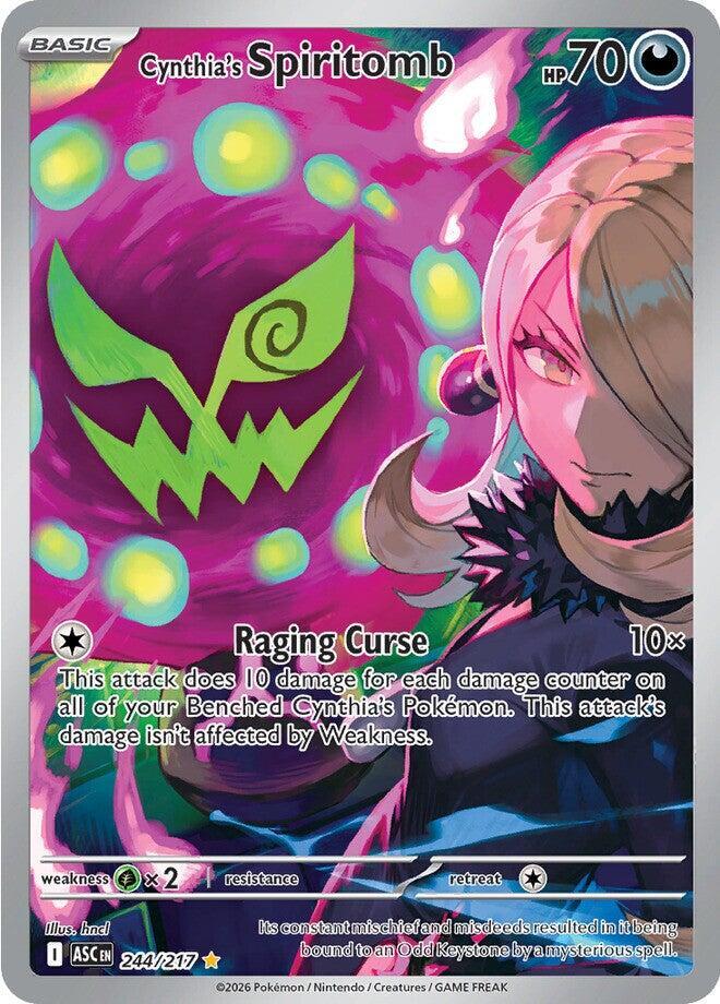 Pokemon Cynthia’s Spiritomb 244/217 Ascended Heroes