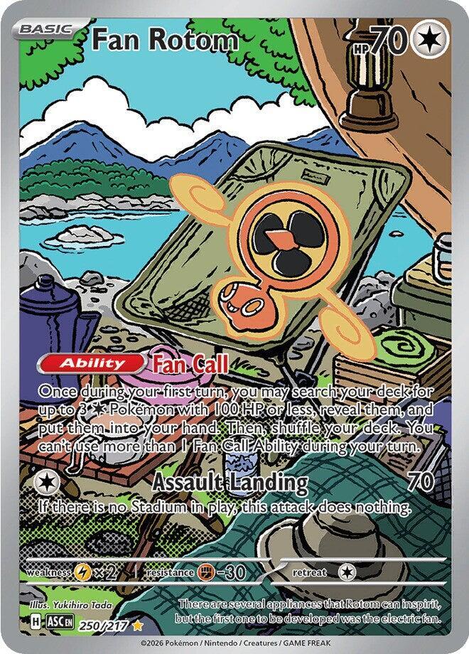 Pokemon Fan Rotom 250/217 Ascended Heroes