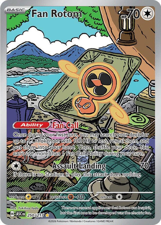 Pokemon Fan Rotom 250/217 Ascended Heroes