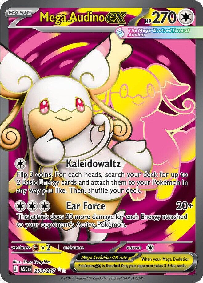 Pokemon Mega Audino ex 253/217 Ascended Heroes