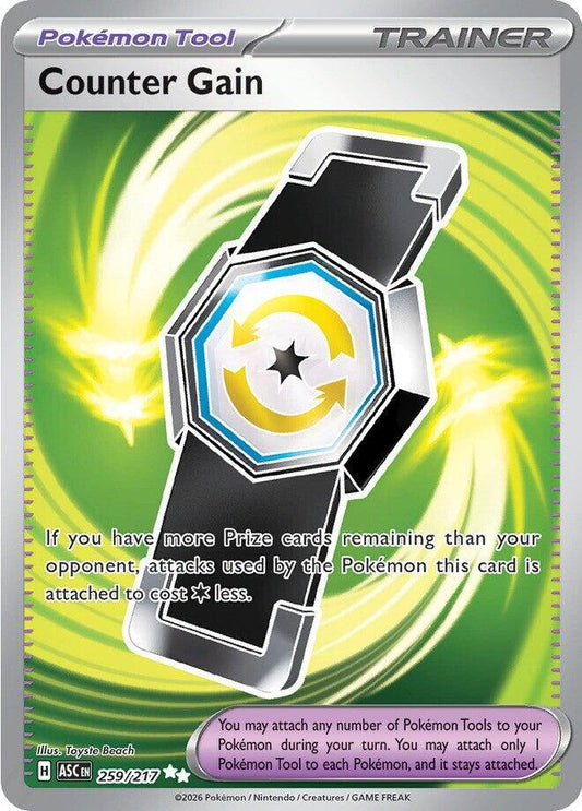 Pokemon Counter Gain 259/217 Ascended Heroes