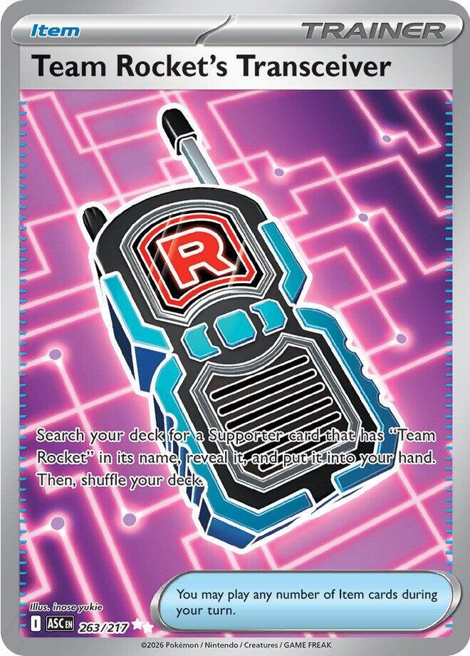 Pokemon Team Rocket’s Transceiver 263/217 Ascended Heroes