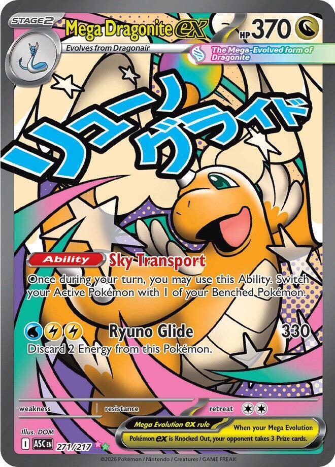 Pokemon Mega Dragonite ex 271/217 Ascended Heroes