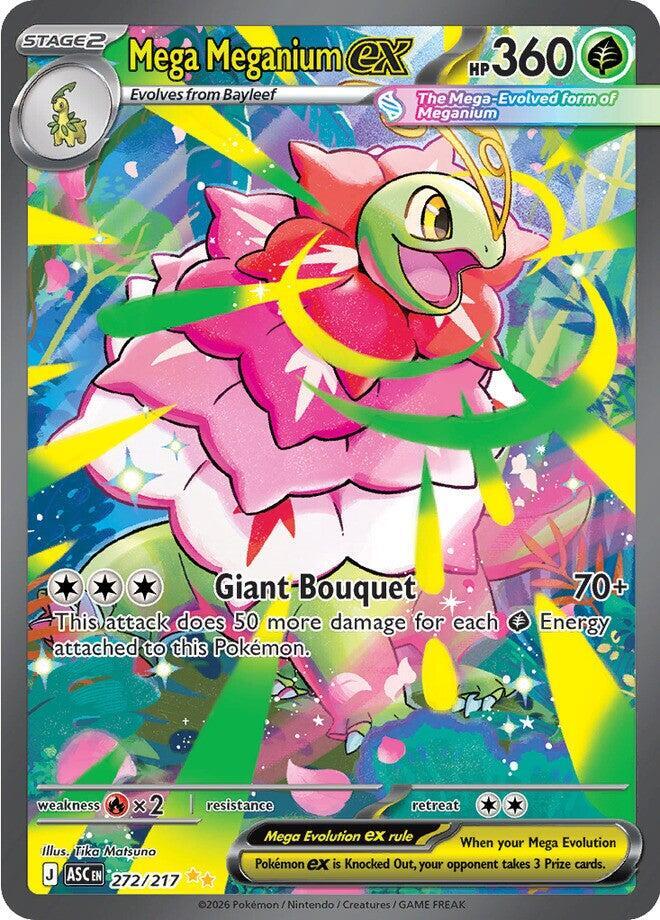 Pokemon Mega Meganium ex 272/217 Ascended Heroes