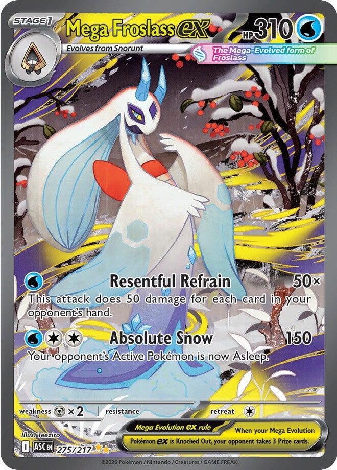 Pokemon Mega Froslass ex 275/217 Ascended Heroes