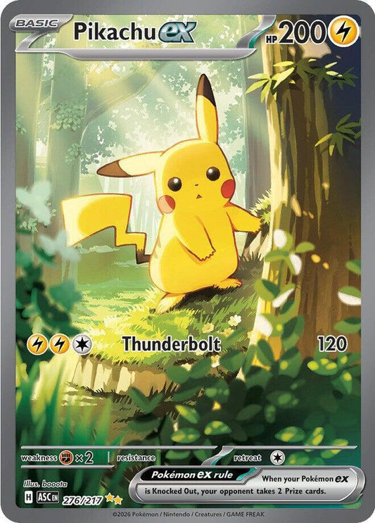 Pokemon Pikachu ex 276/217 Ascended Heroes