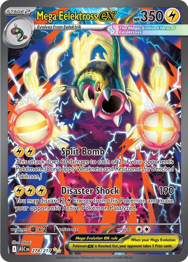 Pokemon Mega Eelektross ex 278/217 Ascended Heroes